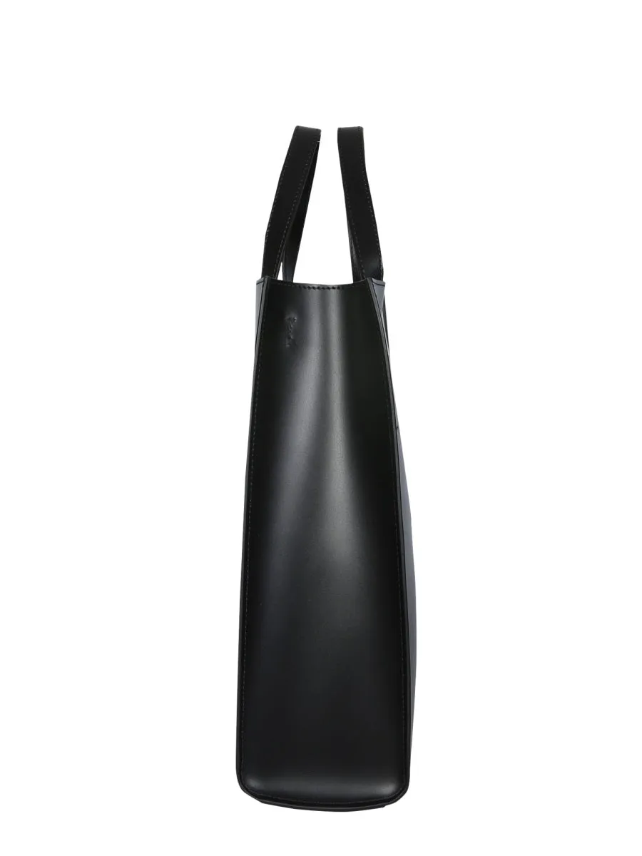 MSGM Micro Logo Printed Tote Bag