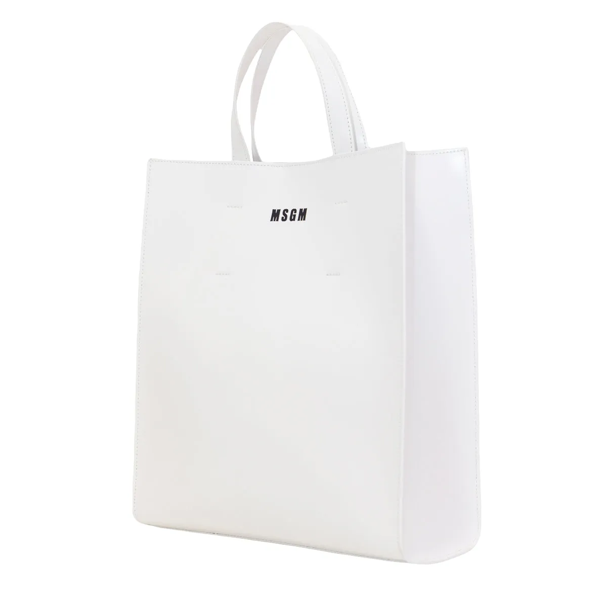 MSGM Micro Logo Printed Tote Bag