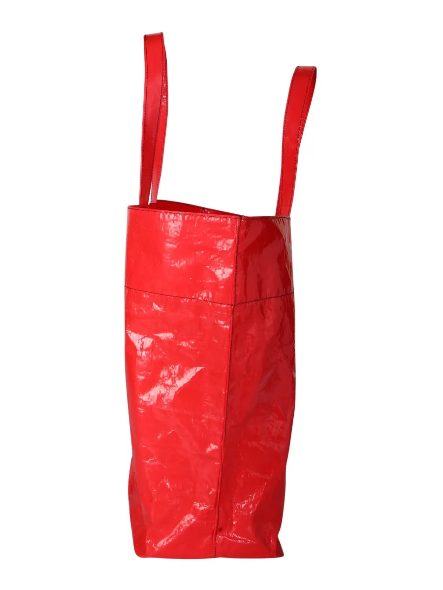 N21 Logo Printed Open Top Tote Bag