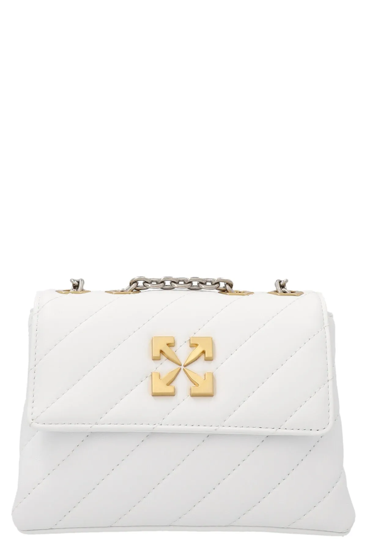 Off-White Jackhammer 19 Logo Plaque Shoulder Bag