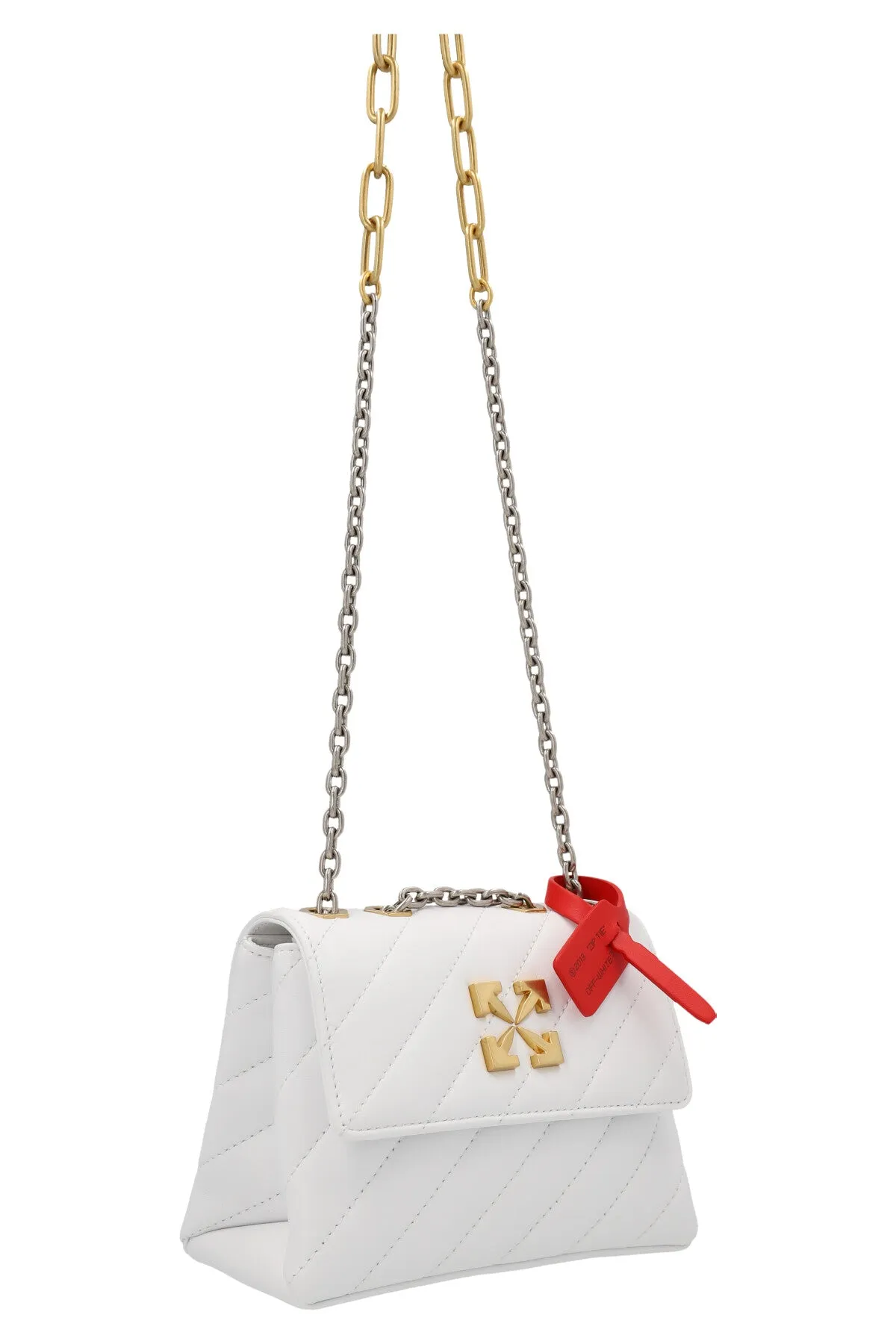 Off-White Jackhammer 19 Logo Plaque Shoulder Bag