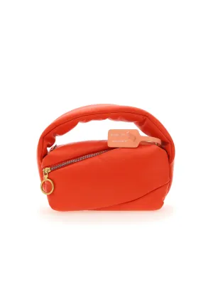 Off-White Pump Padded Strapped Clutch Bag