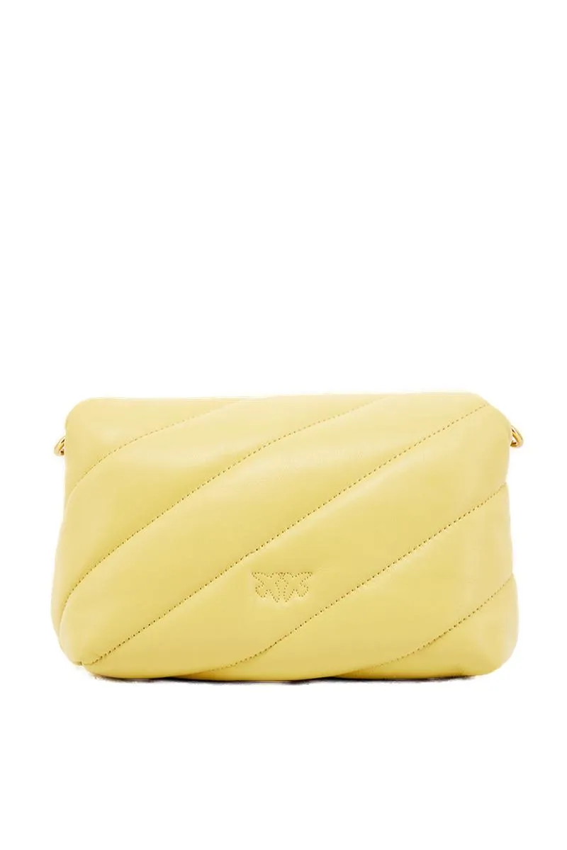 Pinko Love Logo Plaque Crossbody Bag