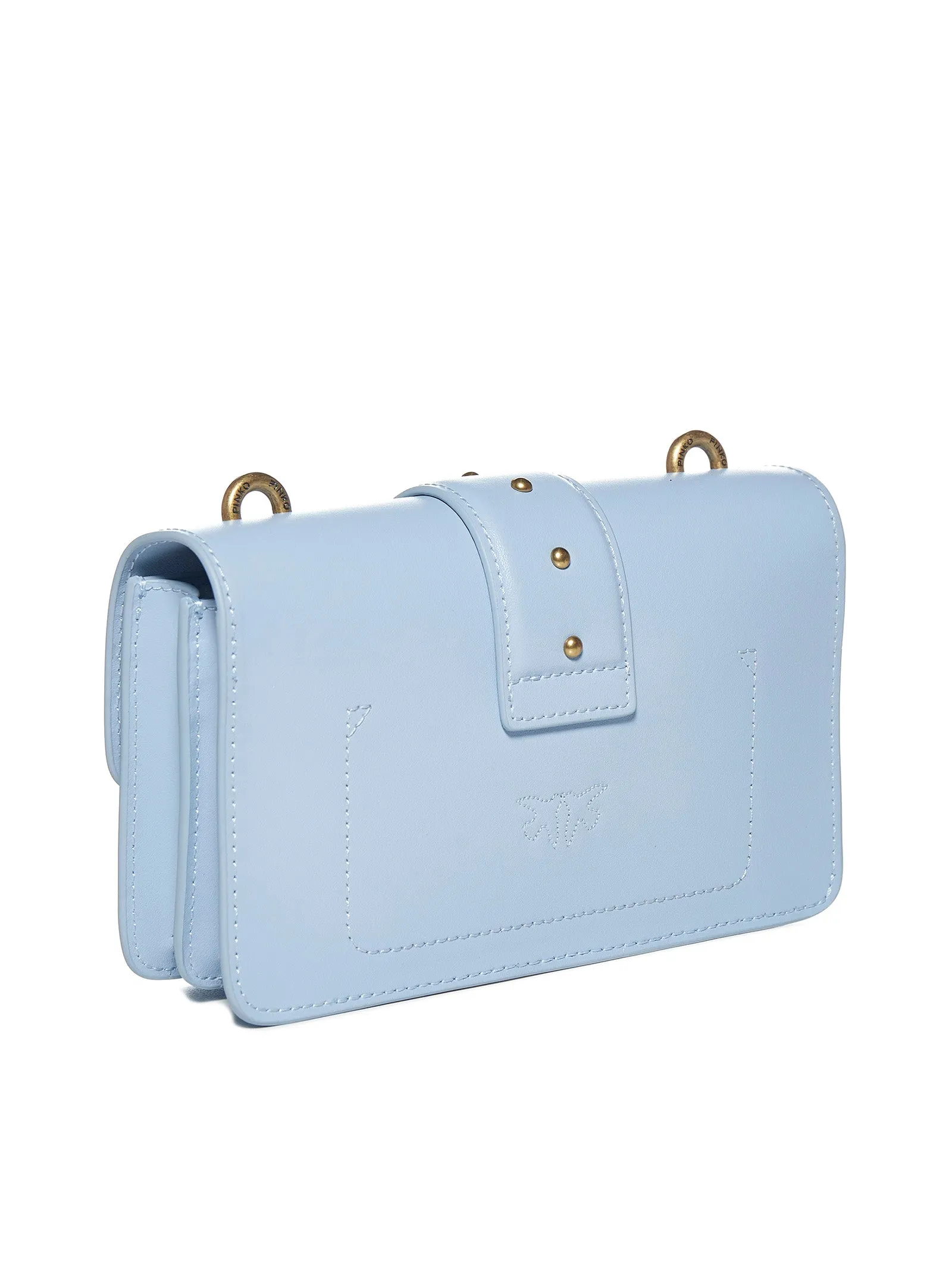 Pinko Love Mini Icon Simply Chained Crossbody Bag