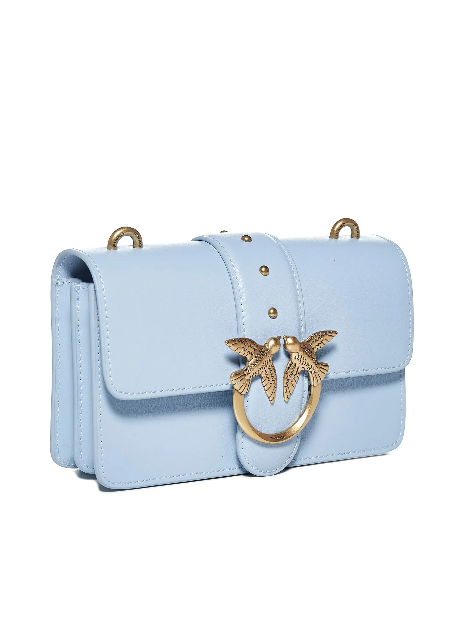 Pinko Love Mini Icon Simply Chained Crossbody Bag