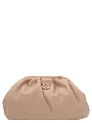 Pinko Pochette Chain Logo Plaque Mini Clutch Bag