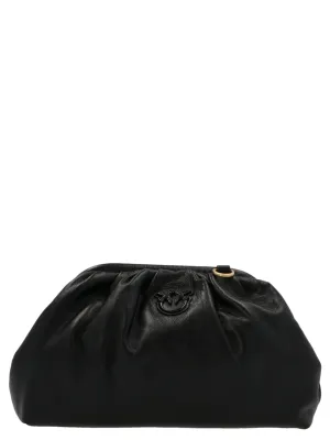 Pinko Pochette Chain Logo Plaque Mini Clutch Bag
