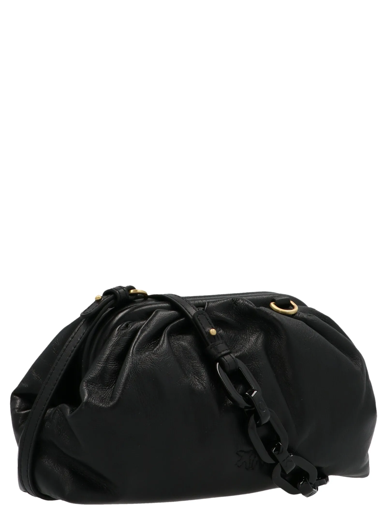 Pinko Pochette Chain Logo Plaque Mini Clutch Bag