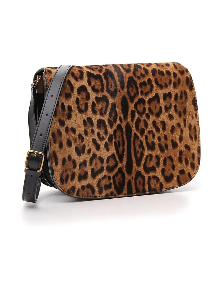 Saint Laurent Chiara Leopard Print Bag