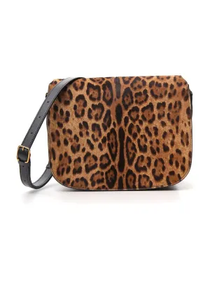 Saint Laurent Chiara Leopard Print Bag