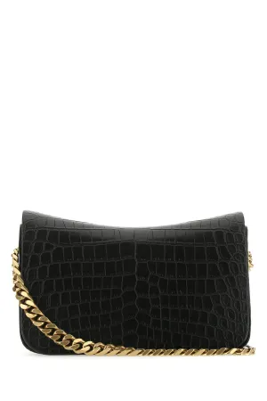 Saint Laurent Elise Embossed Shoulder Bag
