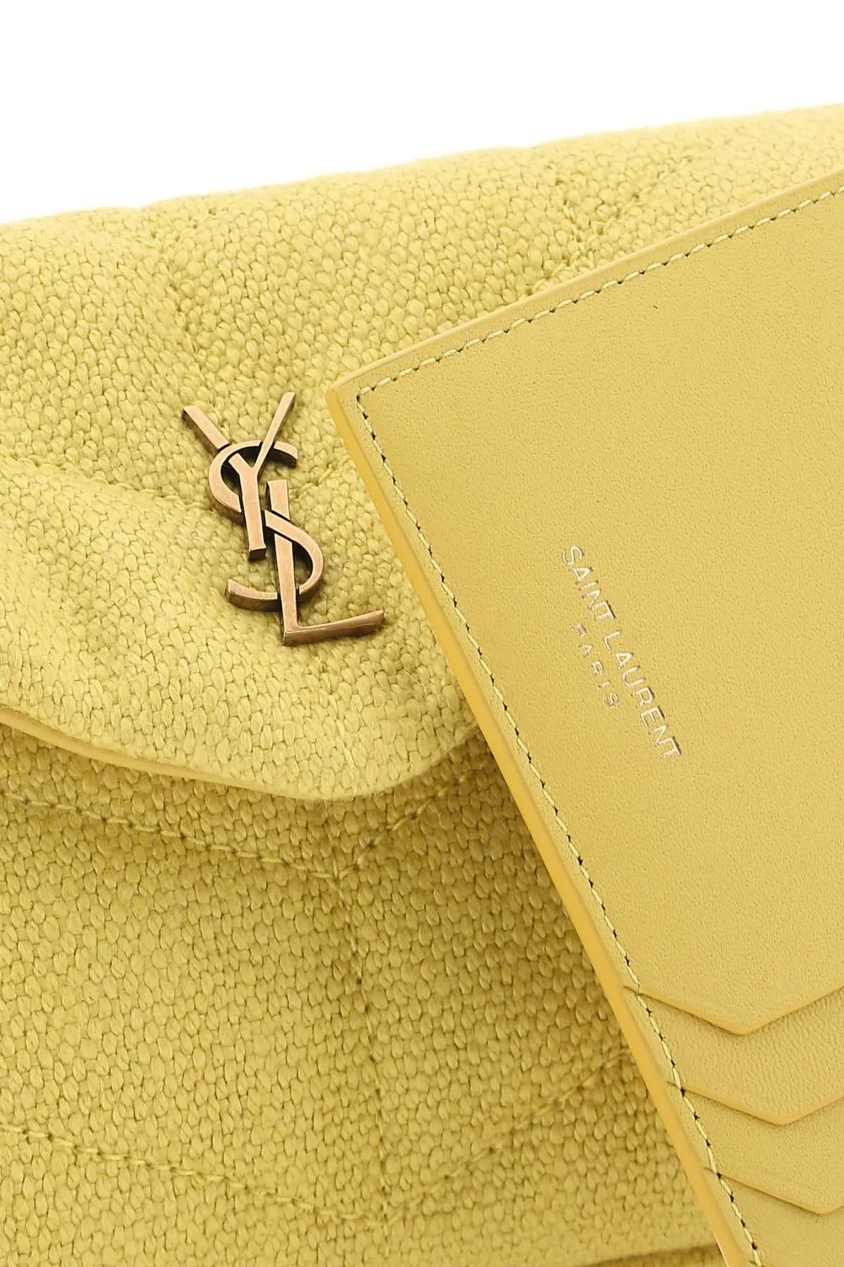 Saint Laurent Logo Plaque Clutch Bag