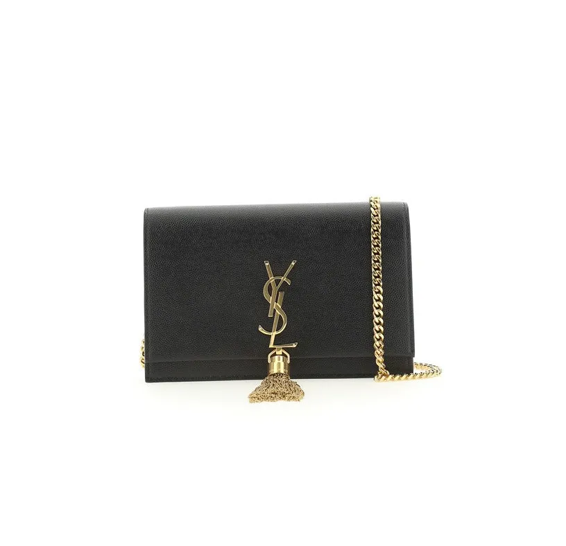 Saint Laurent Logo Plaque Clutch Bag