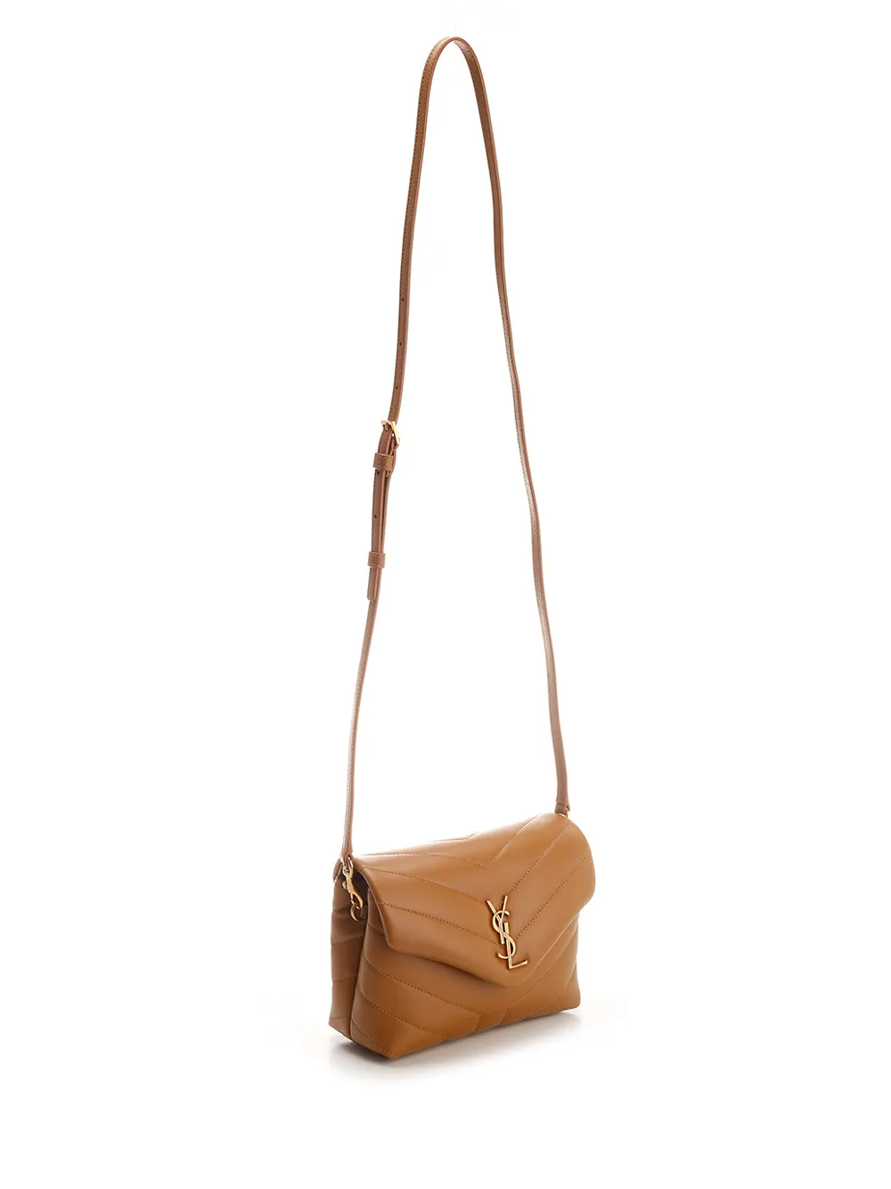 Saint Laurent Logo Plaque Crossbody Bag