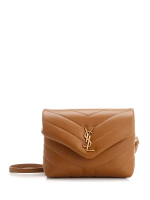 Saint Laurent Logo Plaque Crossbody Bag