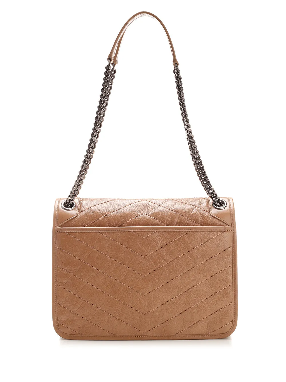Saint Laurent Niki Logo Plaque Medium Shoulder Bag