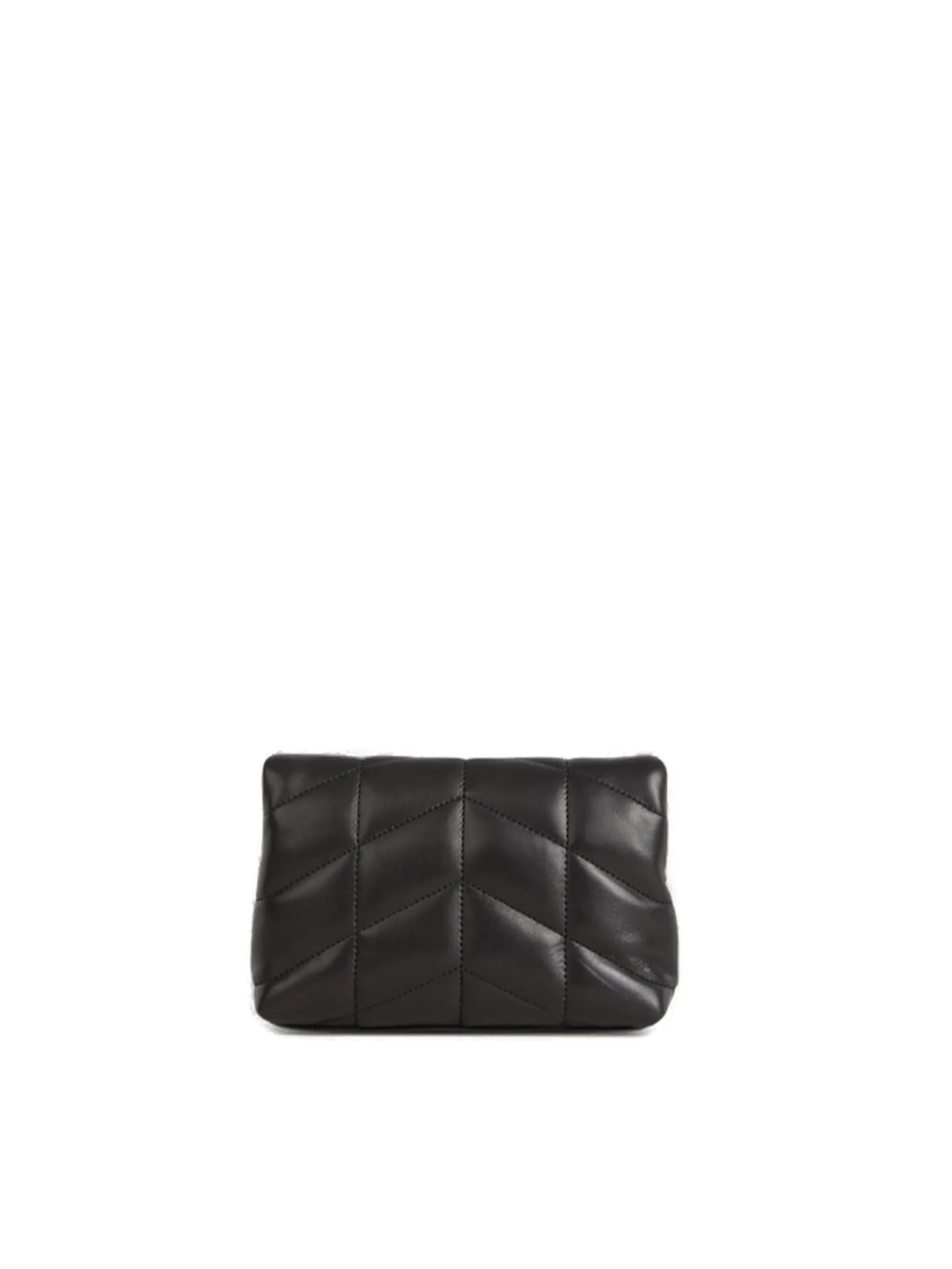 Saint Laurent Puffer Quilted Small Pouch Bag