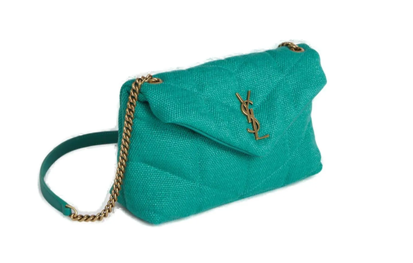 Saint Laurent Puffer Toy Logo Plaque Mini Crossbody Bag