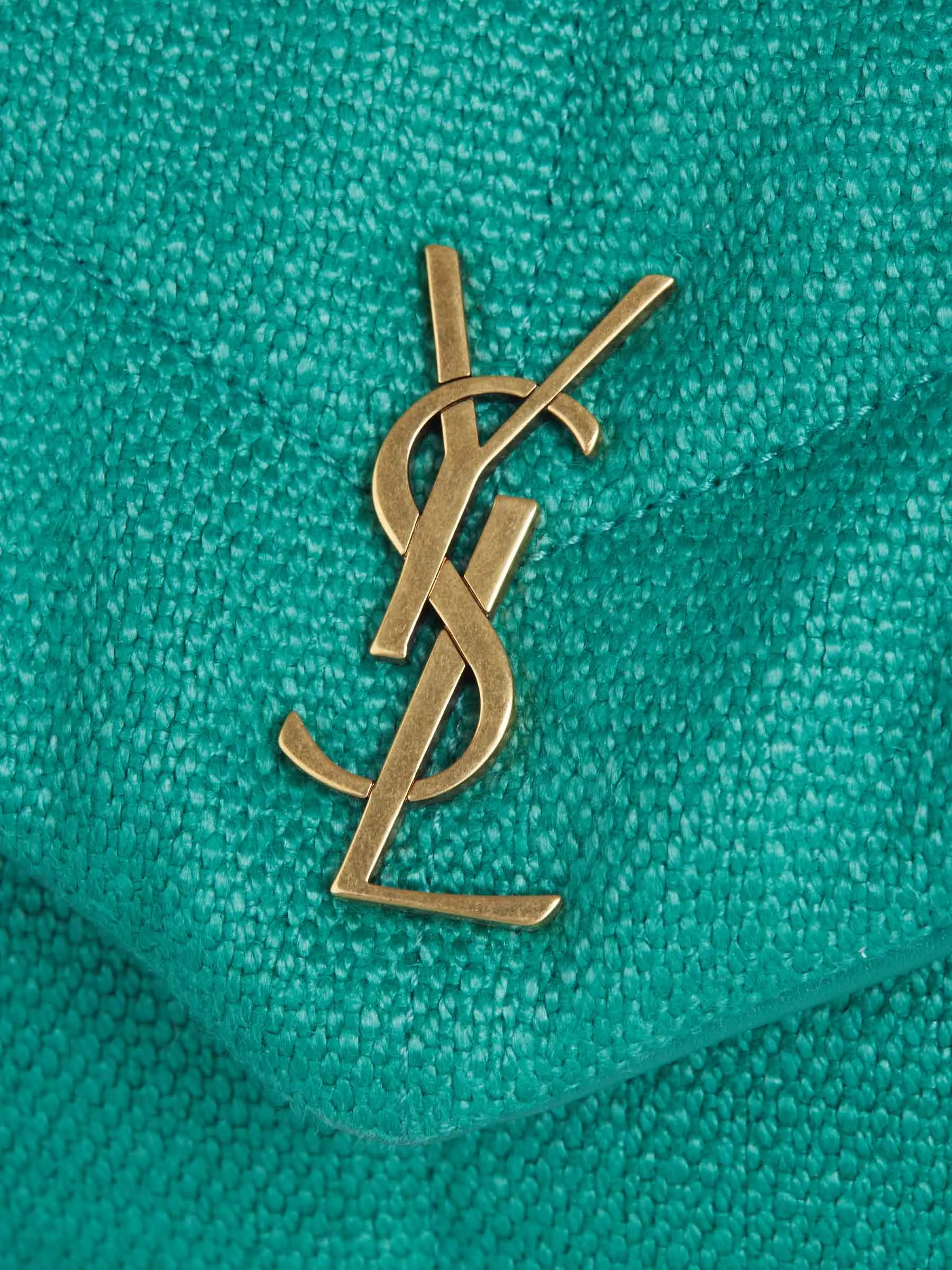 Saint Laurent Puffer Toy Logo Plaque Mini Crossbody Bag