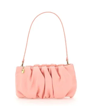 Staud Bean Ruched Strapped Clutch Bag