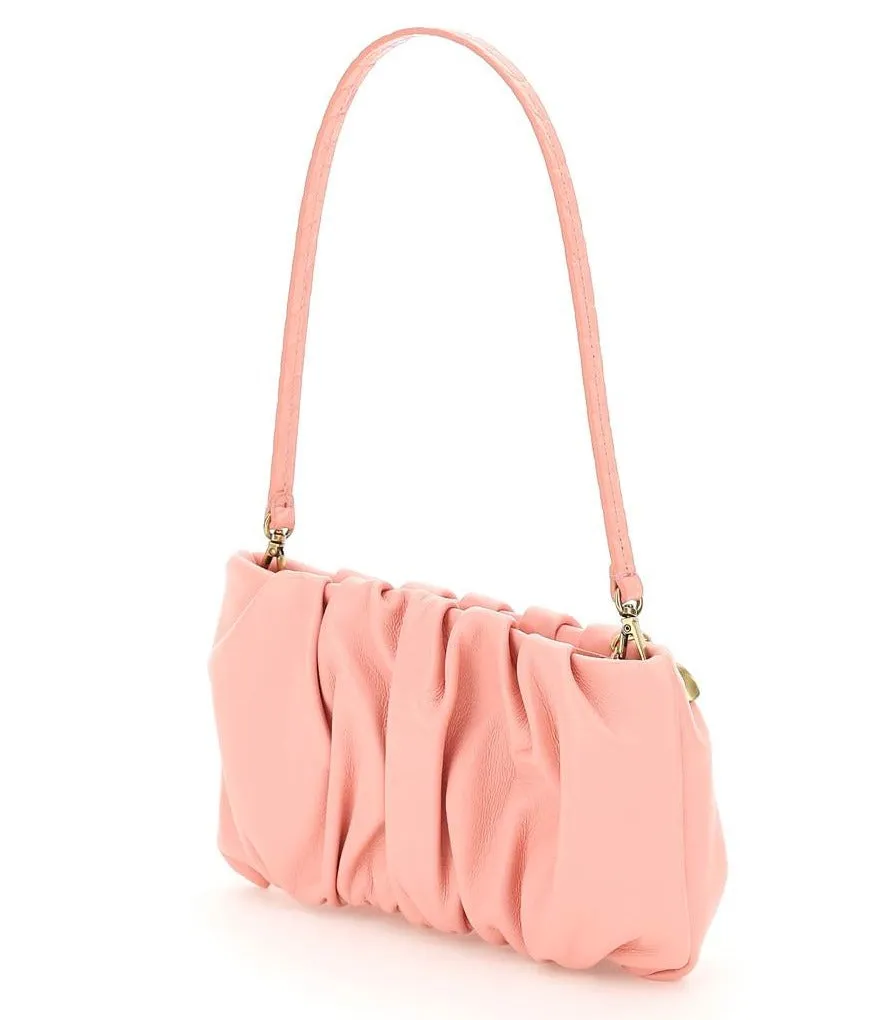 Staud Bean Ruched Strapped Clutch Bag
