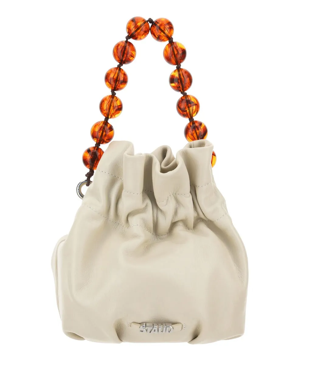 Staud Grace Logo Lettering Satchel Bag