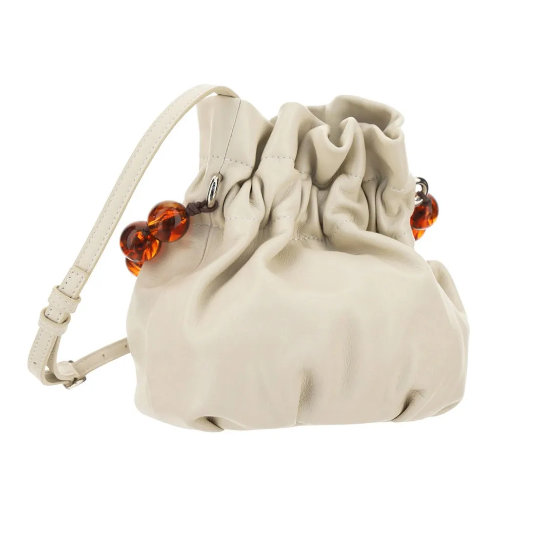 Staud Grace Logo Lettering Satchel Bag