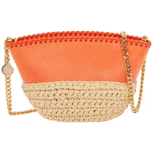 Stella McCartney Interwoven Logo Plaque Crossbody Bag