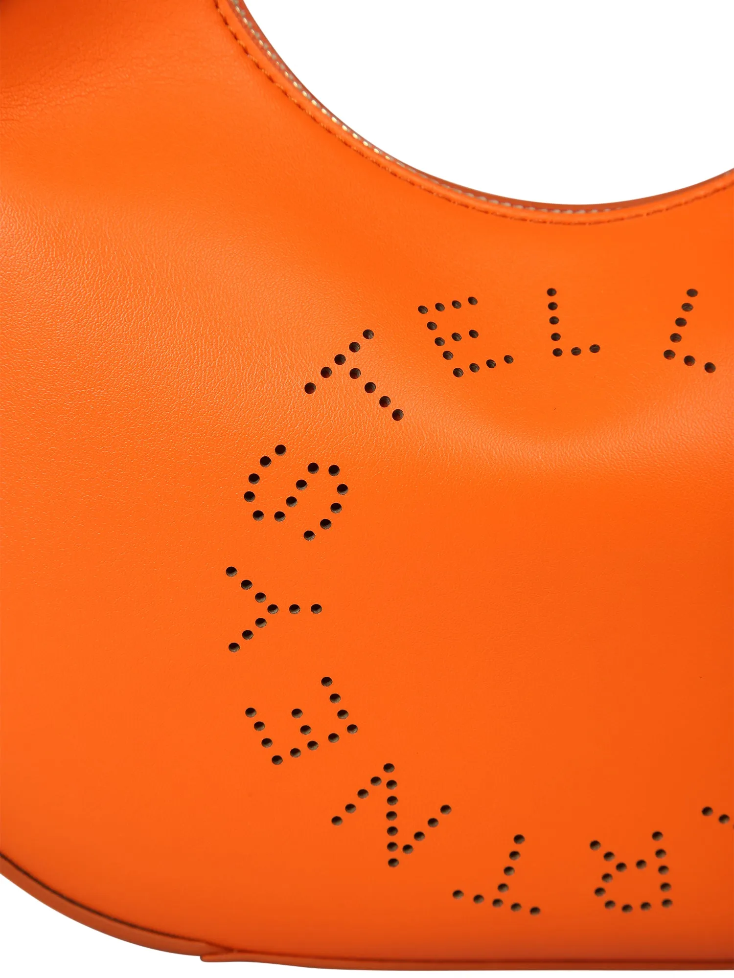 Stella McCartney Logo Perforated Small Shoulder Bag