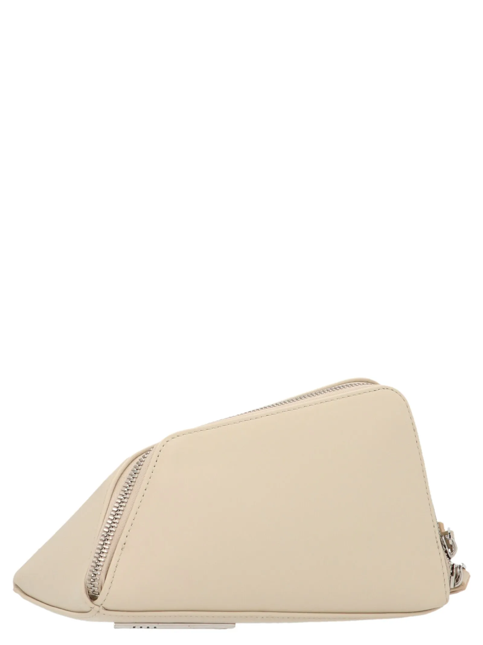 The Attico Logo Printed Clutch Bag