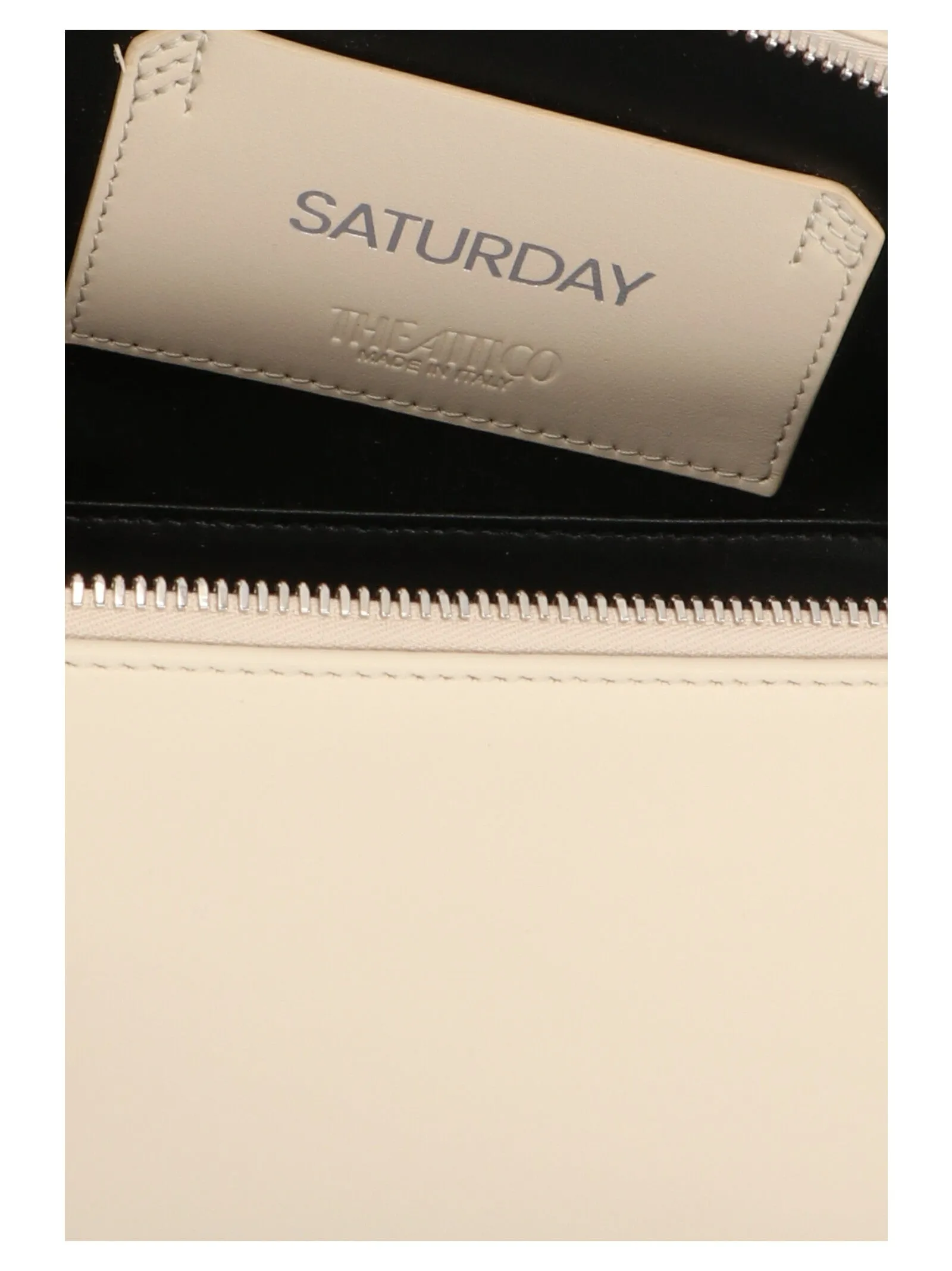 The Attico Logo Printed Clutch Bag