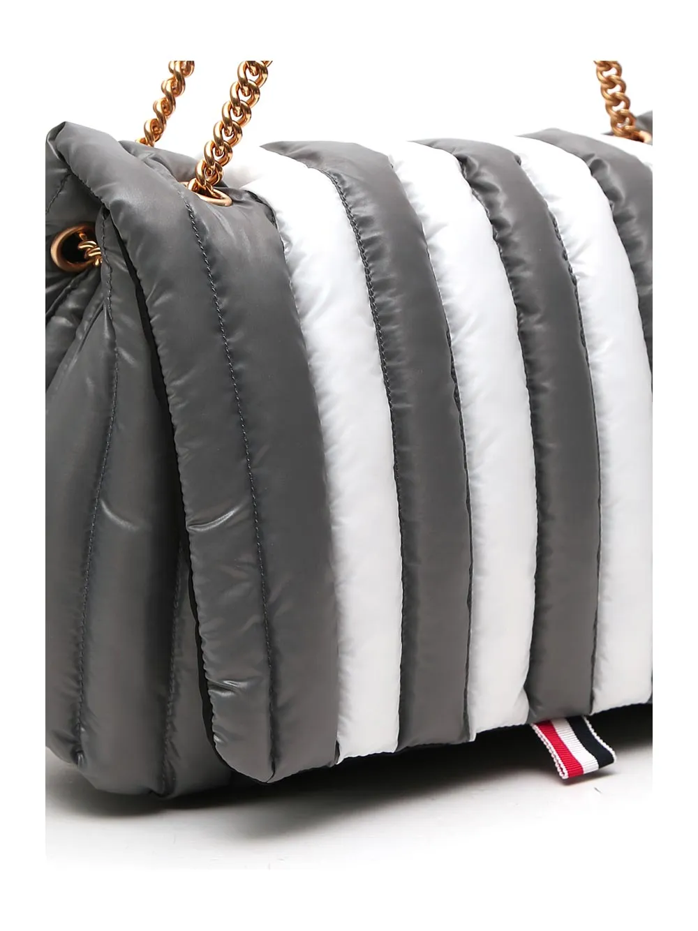 Thom Browne Striped Quilted Shoulder Bag