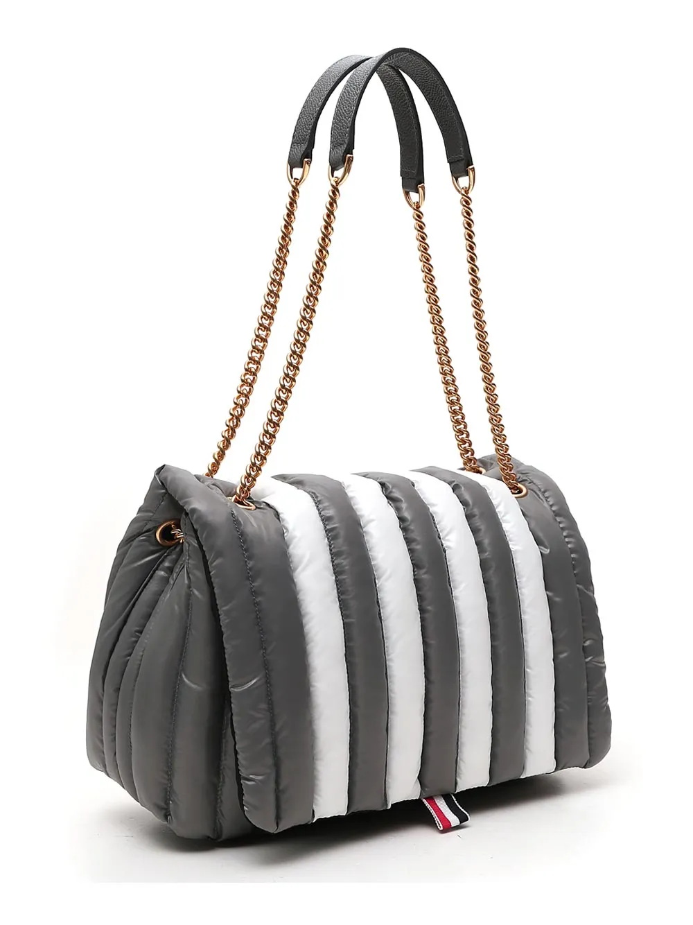 Thom Browne Striped Quilted Shoulder Bag