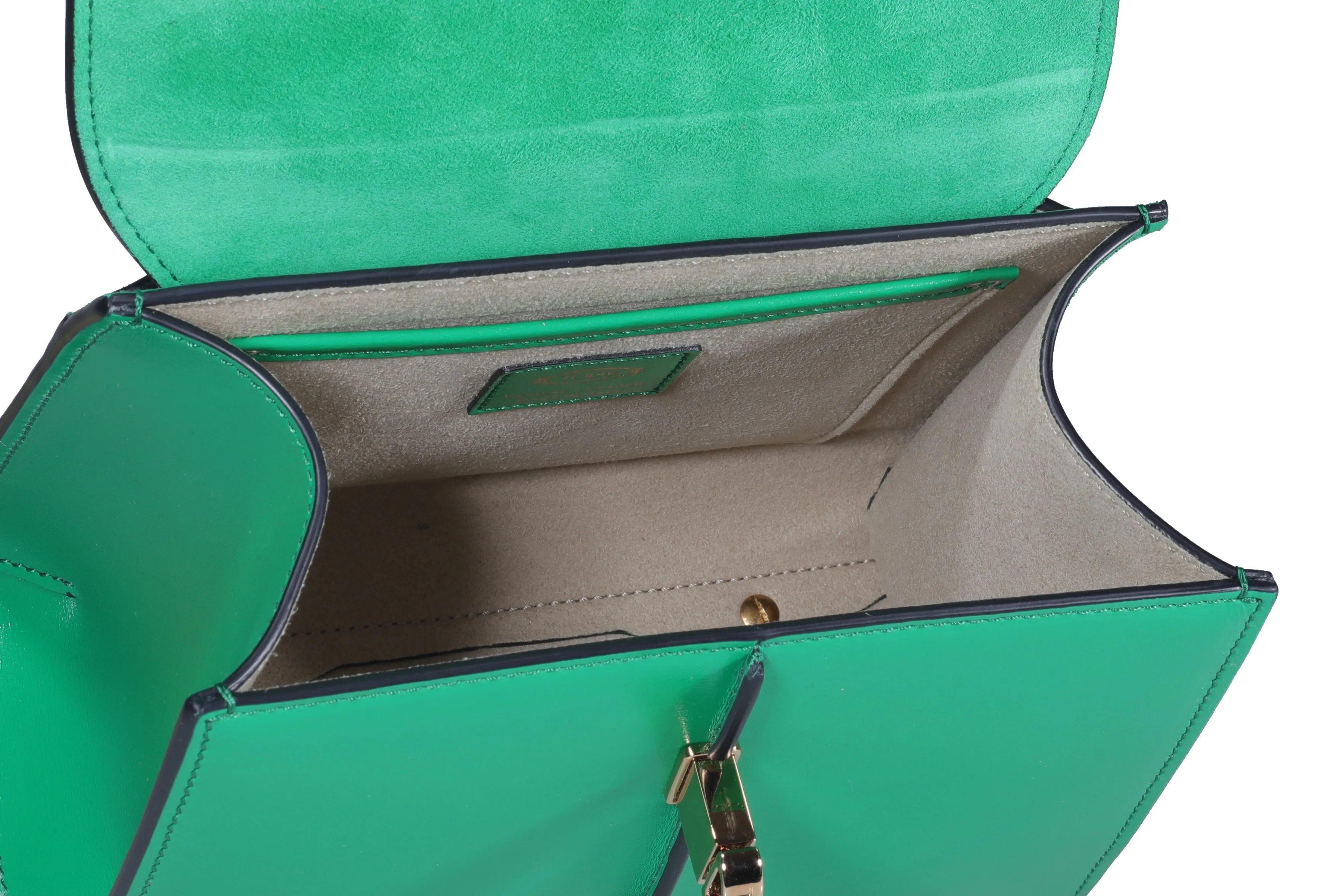 Tod's Logo Plaque Foldover Top Tote Bag