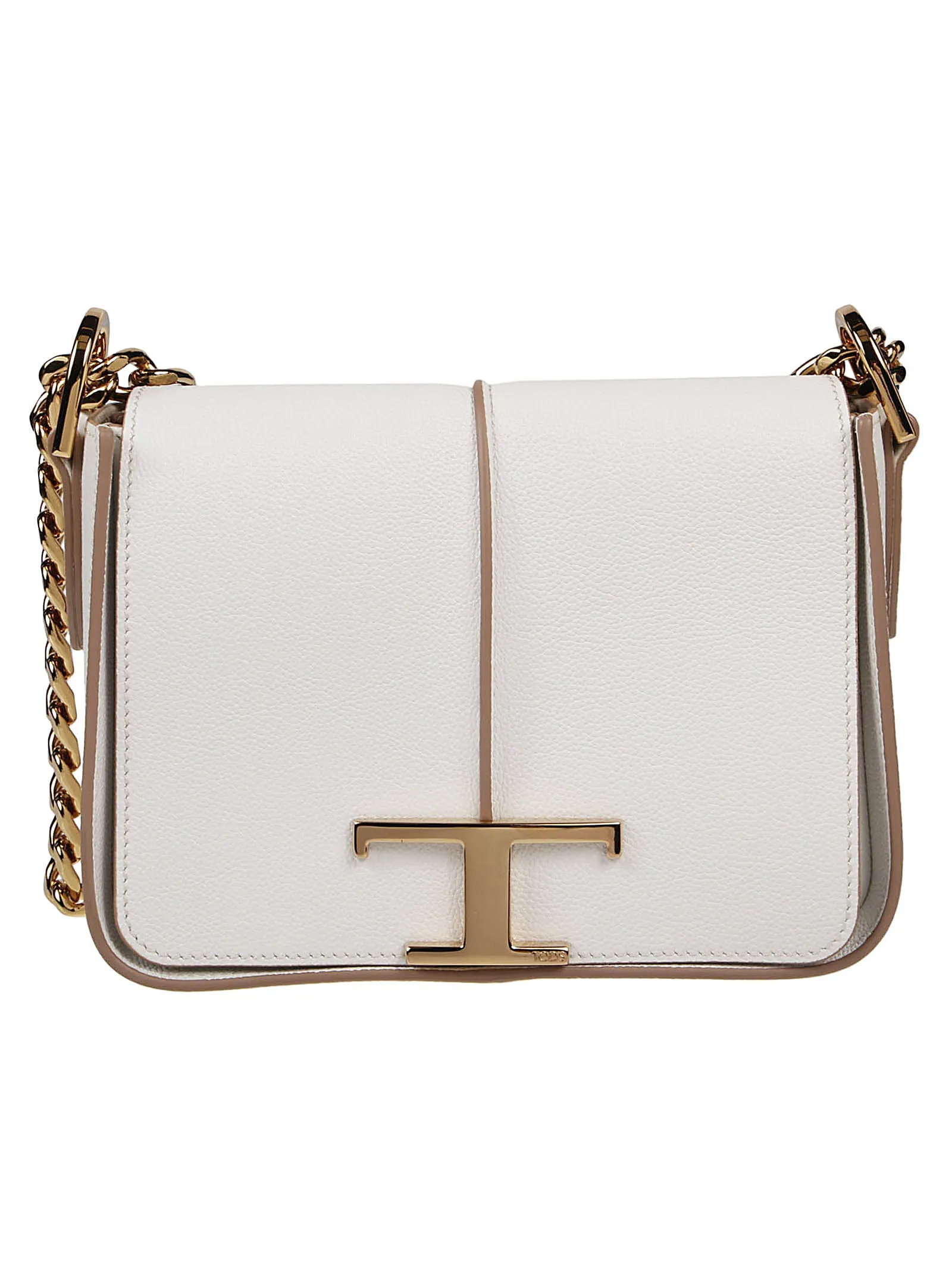 Tod's T Plaque Foldover Mini Crossbody Bag