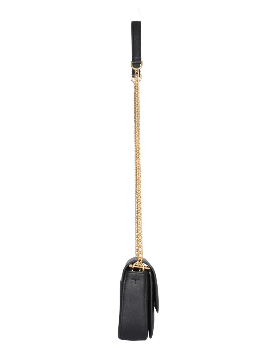 Tory Burch Logo-Plaque Chain-Linked Crossbody Bag