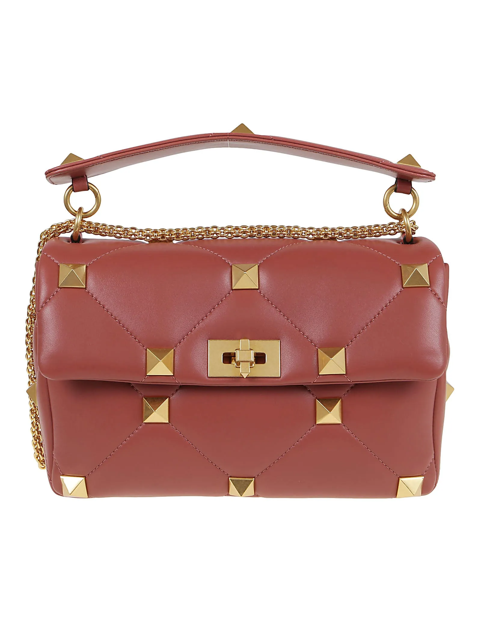 Valentino Garavani Roman Stud Quilted Crossbody Bag