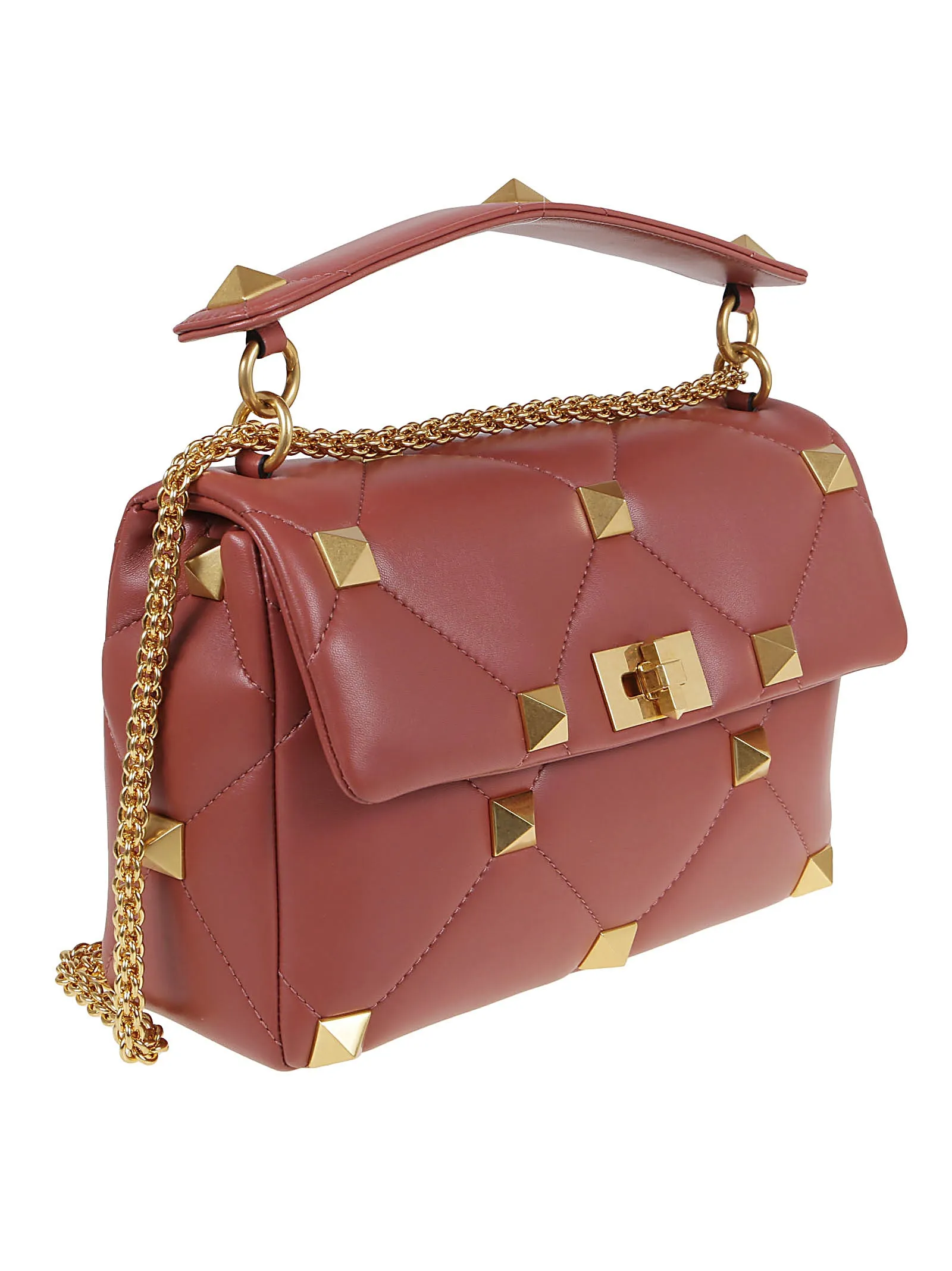 Valentino Garavani Roman Stud Quilted Crossbody Bag