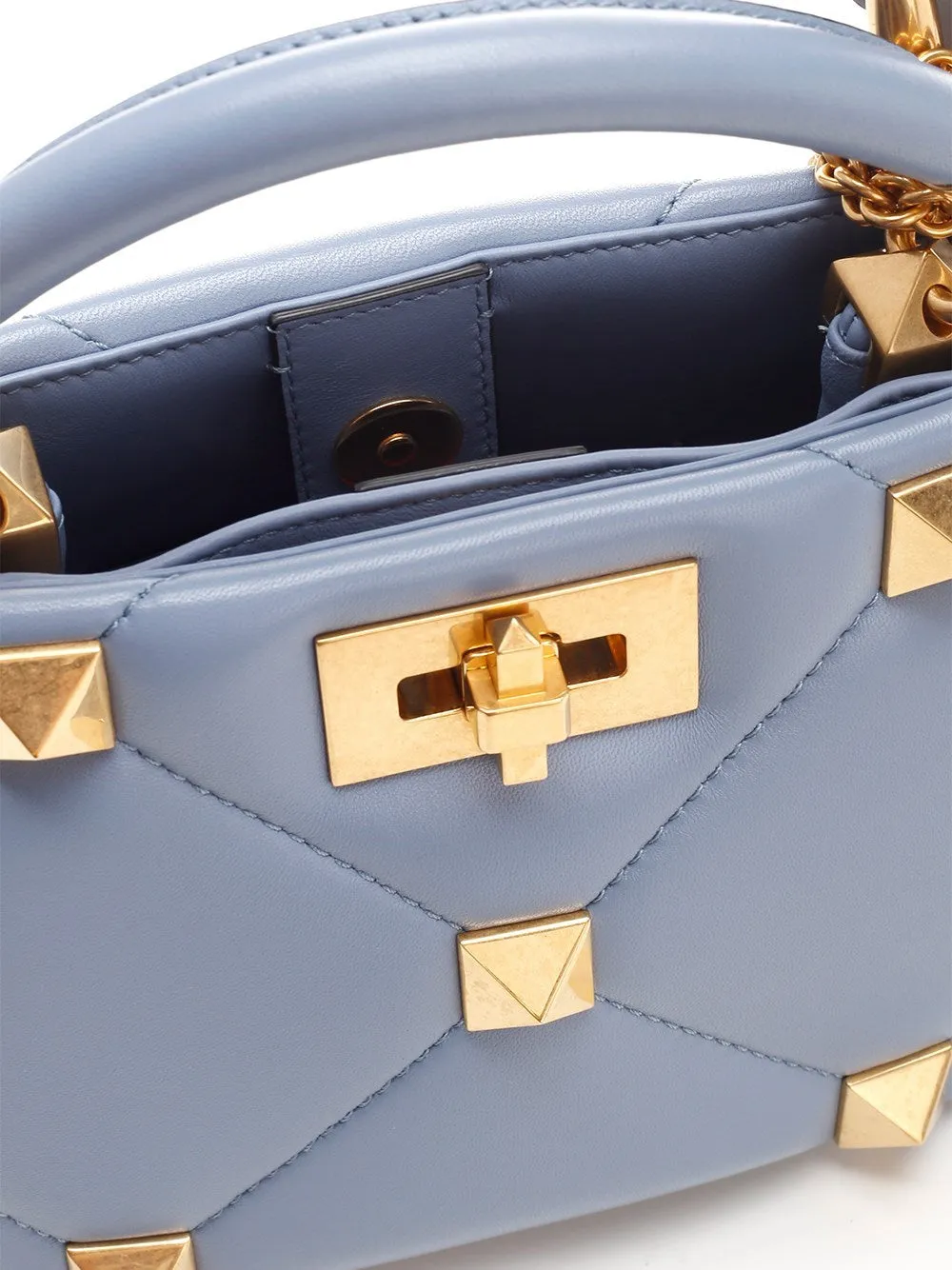 Valentino Garavani Roman Stud Small Top-Handle Bag