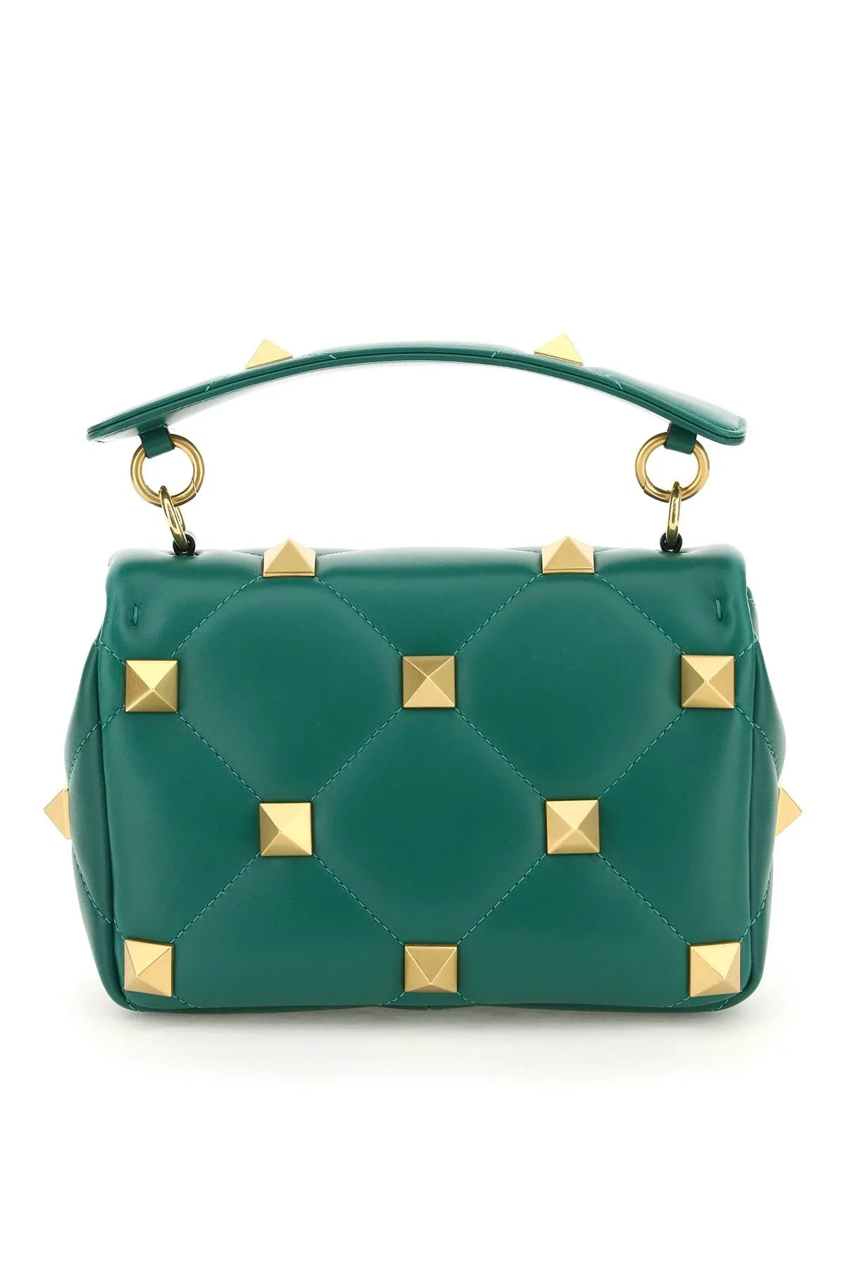 ValentinoGaravani Roman Stud Chained Medium Shoulder Bag