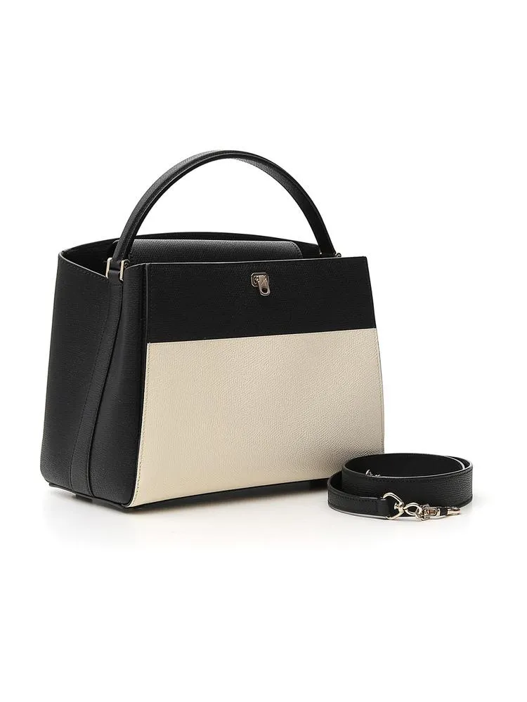 Valextra Contrast Colour Block Tote Bag