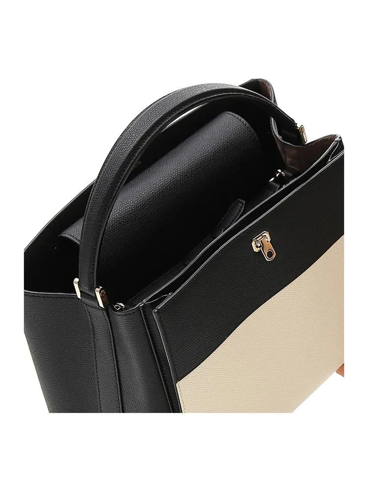 Valextra Contrast Colour Block Tote Bag