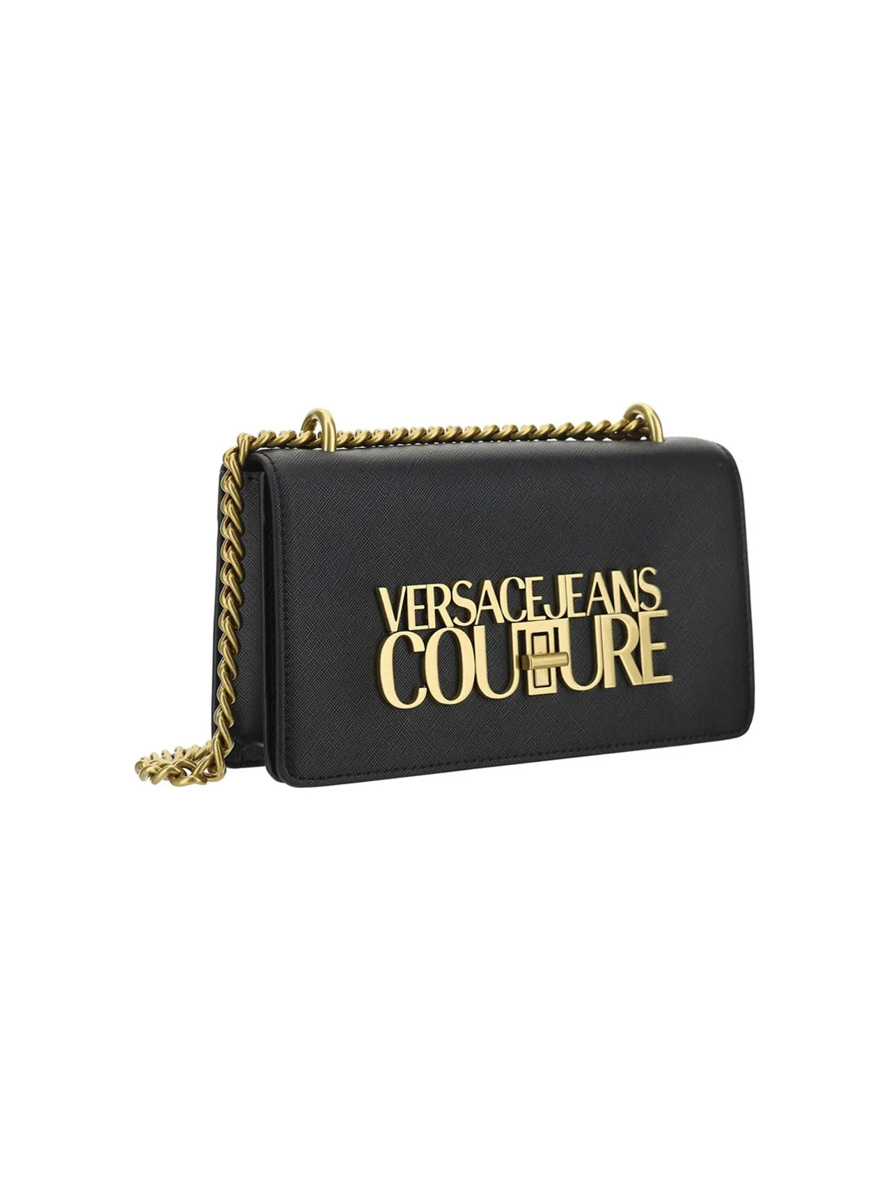 Versace Jeans Couture Chain Linked Logo-Lettering Crossbody Bag