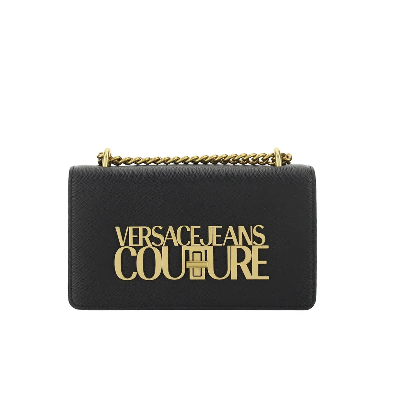 Versace Jeans Couture Chain Linked Logo-Lettering Crossbody Bag
