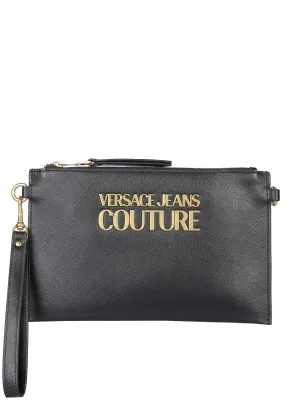 Versace Jeans Couture Logo-Lettering Zipped Crossbody Bag