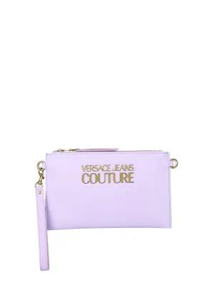 Versace Jeans Couture Logo-Lettering Zipped Crossbody Bag