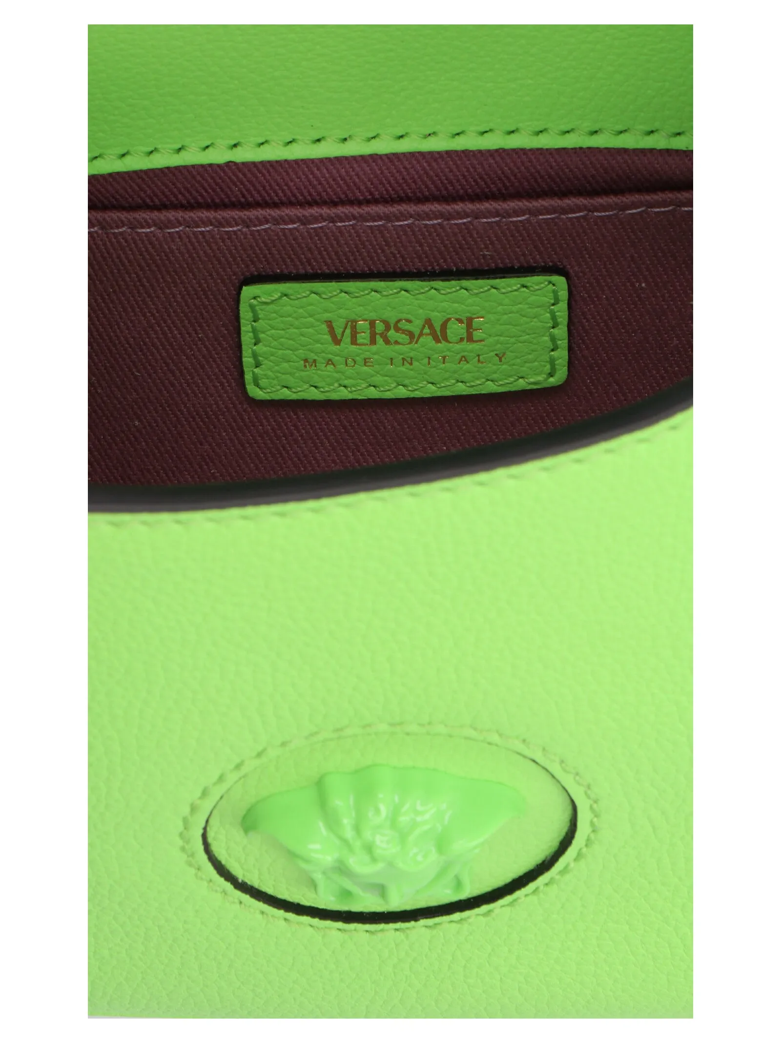 Versace Small Medusa Logo Plaque Shoulder Bag